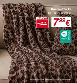 KiK Kuscheldecke Angebot