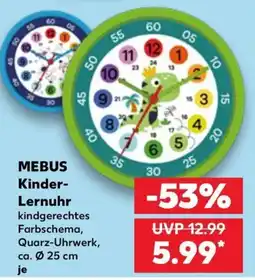 Kaufland MEBUS Kinder-Lernuhr Angebot
