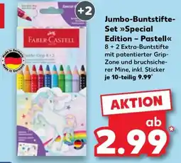 Kaufland Faber-Castell Jumbo-Buntstifte-Set »Special Edition - Pastell« Angebot