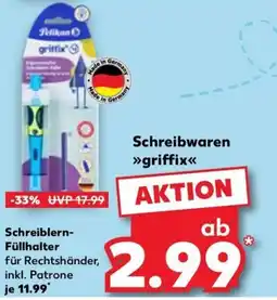 Kaufland Pelikan griffix Schreiblern-Füllhalter Angebot