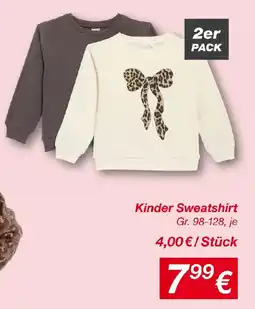 KiK Kinder Sweatshirt Angebot