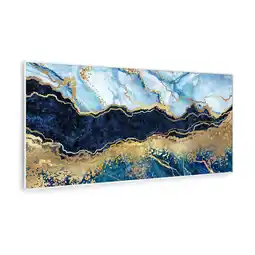 Netto Marken-Discount Wonderwall Air Art Smart Infrarotheizung Blauer Marmor 120x60cm 700W 120 x 60 cm Angebot