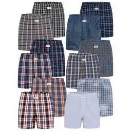 Netto Marken-Discount Sugar Pine Herren Boxer Mix Karos 12er Pack Angebot