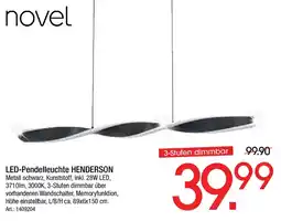 Zurbrüggen novel LED-Pendelleuchte HENDERSON Angebot