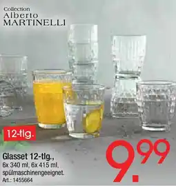 Zurbrüggen Collection Alberto MARTINELLI Glasset 12-tlg. Angebot