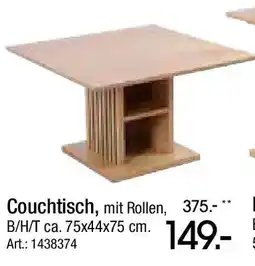Zurbrüggen Stylife Couchtisch Angebot