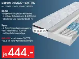 Zurbrüggen Linneweber Matratze CURAÇAO 1000 TTFK Angebot