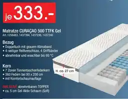 Zurbrüggen Linneweber Matratze CURAÇAO 500 TTFK Gel Angebot