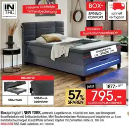 Zurbrüggen Boxspringbett NEW YORK Angebot