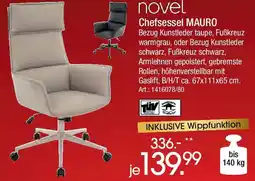 Zurbrüggen Novel Chefsessel MAURO Angebot