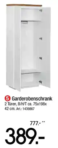 Zurbrüggen Novel Garderobenschrank Angebot