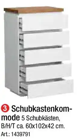 Zurbrüggen Novel Schubkastenkommode Angebot