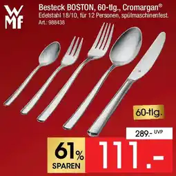 Zurbrüggen WMF Besteck BOSTON, 60-tlg., Cromargan Angebot