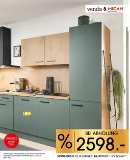 Zurbrüggen venda & MICAN Küchenzeile Angebot