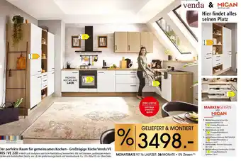 Großzügige Küche Venda VE 405 / VE 220