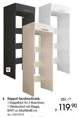 Zurbrüggen Doppel-Geräteschrank Angebot