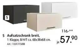 Zurbrüggen Aufsatzschrank breit Angebot