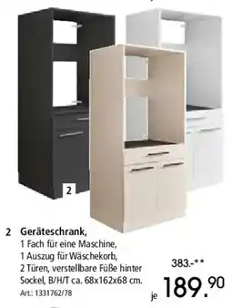 Zurbrüggen Geräteschrank Angebot
