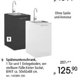 Zurbrüggen Spülenunterschrank Angebot