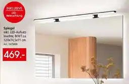 Zurbrüggen Spiegel inkl. LED-Aufsatzleuchte Angebot