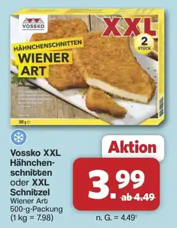Famila Nord West Vossko XXL Hähnchenschnitten Wiener Art Angebot