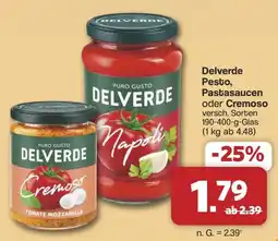 Famila Nord West Delverde Pesto, Pastasaucen oder Cremoso Angebot