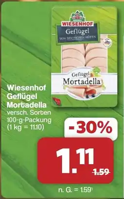 Famila Nord West Wiesenhofer Geflügel Mortadella Angebot