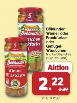 Famila Nord West Böklunder Wiener Würstchen Angebot