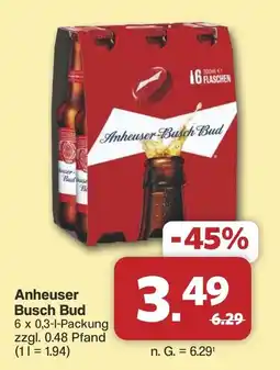 Famila Nord West Anheuser Busch Bud Angebot