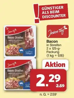 Famila Nord West Jeden Tag Bacon-Streifen Angebot