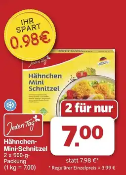 Famila Nord West Jeden Tag Hähnchen-Mini-Schnitzel Angebot