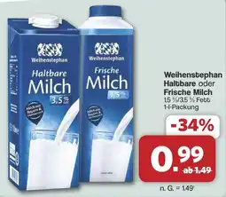 Famila Nord West Weihenstephan Haltbare oder Frische Milch Angebot