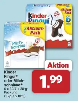 Famila Nord West Kinder Pingui oder Milch-schnitte Angebot