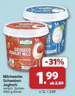 Famila Nord West Milchwerke Schwaben Joghurt Angebot
