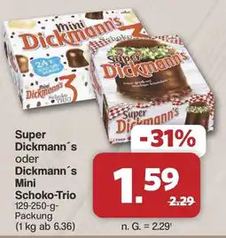 Famila Nord West Super Dickmann's oder Dickmann's Mini Schoko-Trio Angebot