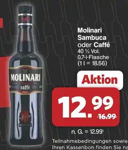 Famila Nord West Molinari Sambuca oder Caffé Angebot