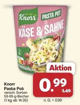 Famila Nord West Knorr Pasta Pot Angebot