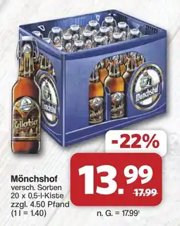 Famila Nord West Mönchshof Kellerbier Angebot