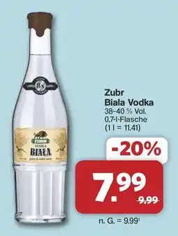 Famila Nord West Zubr Biala Vodka Angebot