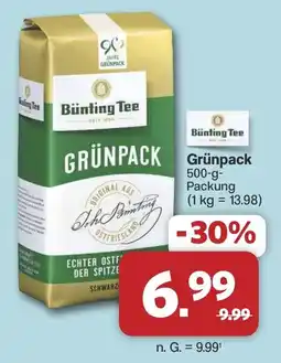 Famila Nord West Bünting Tee GRÜNPACK Angebot