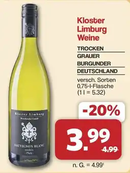 Famila Nord West Kloster Limburg Sauvignon Blanc Angebot