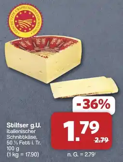 Famila Nord West Stilfser g.U. italienischer Schnittkäse Angebot