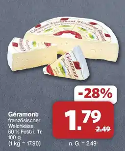 Famila Nord West Gérumont französischer Weichkäse Angebot