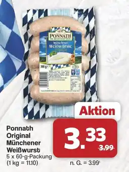Famila Nord West Ponnath Original Münchener Weißwurst Angebot