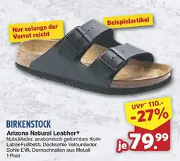 Famila Nord West BIRKENSTOCK Arizona Natural Leather* Angebot
