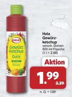 Famila Nord West Hela Gewürzketchup Curry Angebot