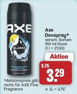 Famila Nord West Axe Deospray Angebot
