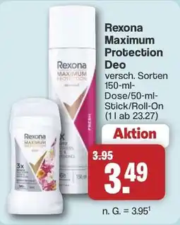 Famila Nord West Rexona Maximum Protection Deo Angebot