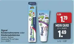 Famila Nord West Signal Kinderzahncreme oder Kinderzahnbürste Angebot