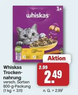 Famila Nord West Whiskas Trockenfutter Angebot